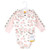 Hudson Baby Cotton Long-Sleeve Bodysuits, Cinnamon Pink Prints 3-Pack