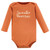 Hudson Baby Infant Girl Cotton Long-Sleeve Bodysuits, Leopard Pumpkin