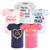 Hudson Baby Infant and Toddler Girl Short Sleeve T-Shirts, Be Kind