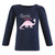 Hudson Baby Long Sleeve T-Shirts, Ice Cream Dino