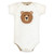 Hudson Baby Cotton Bodysuits, Brown Bear