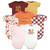 Hudson Baby Infant Girl Cotton Bodysuits, Fall Squirrel