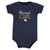 Hudson Baby Infant Girl Cotton Bodysuits, Girl Mommy Pink Navy 3Pk