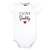 Hudson Baby Cotton Bodysuit and Pant Set, Girl Daddy Red Black