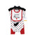 Hudson Baby Cotton Layette Set, Girl Mommy Red Black