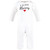 Hudson Baby Infant Girl Cotton Coveralls, Girl Mommy Red Black