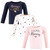 Hudson Baby Infant Girl Long Sleeve T-Shirts, Girl Mommy Pink Navy