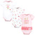 Hudson Baby Cotton Bodysuits, Birthday Cake
