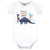 Hudson Baby Unisex Baby Cotton Bodysuits, Beach Dino