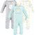 Hudson Baby Cotton Coveralls, Eggstra Cute