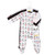 Hudson Baby Cotton Sleep and Play, Bonjour