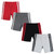 Hudson Baby Shorts Bottoms 4-Pack, Red Black
