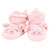 Hudson Baby Cozy Fleece Booties, Cow Pig