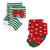 Hudson Baby Cotton Rich Newborn and Terry Socks, 12 Days Of Christmas Girl