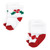 Hudson Baby Cotton Rich Newborn and Terry Socks, 12 Days Of Christmas Girl