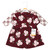 Hudson Baby Cotton Dresses, Burgundy Floral