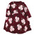 Hudson Baby Cotton Dresses, Burgundy Floral