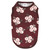 Luvable Friends Pet Dog and Cats Cotton T-Shirts 2pk, Burgundy Floral Houndstooth