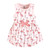 Touched by Nature Girl Organic Cotton Dresses, Pink Flamingo