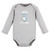 Touched by Nature Organic Cotton Long-Sleeve Bodysuits, Boy Woodland Alphabet 5-Pack