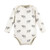 Touched by Nature Organic Cotton Long-Sleeve Bodysuits, Boy Woodland