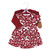 Touched by Nature Organic Cotton Dress and Cardigan, Red Winter Folk