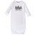 Touched by Nature Infant Boy Organic Cotton Gowns, Happy Camper, Preemie/Newborn