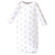 Touched by Nature Unisex Baby Organic Cotton Gowns, Little Giraffe, Preemie/Newborn
