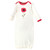 Touched by Nature Infant Girl Organic Cotton Gowns, Poppy, Preemie/Newborn