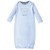 Touched by Nature Infant Boy Organic Cotton Gowns, Infinite Love Bear, Preemie/Newborn
