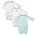 Luvable Friends Unisex Baby Cotton Gowns, Elephant, Preemie/Newborn
