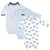 Luvable Friends Infant Boy Cotton Gowns, Train, Preemie/Newborn