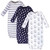 Hudson Baby Infant Boy Cotton Gowns, Rocket Ship, Preemie/Newborn