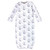 Hudson Baby Infant Boy Cotton Gowns, Rocket Ship, Preemie/Newborn