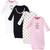 Hudson Baby Infant Girl Cotton Gowns, Princess, Preemie/Newborn
