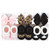 Hudson Baby Infant Girl Headband and Socks Giftset, Leopard, One Size