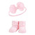 Hudson Baby Headband and Socks Giftset, Purple Mint
