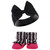 Hudson Baby Headband and Socks Giftset, Pink Black