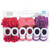 Hudson Baby Headband and Socks Giftset, Pink Purple