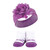 Hudson Baby Headband and Socks Giftset, Pink Purple