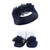 Hudson Baby Headband and Socks Giftset, Navy Red