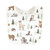 Hudson Baby Unisex Baby Cotton Bibs, Forest Animals, One Size