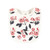 Touched by Nature Organic Cotton Bibs, Bubblegum Floral