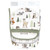 Hudson Baby Infant Boy Cotton Bib and Caps Set, Forest Animals, One Size