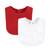 Hudson Baby Drooler Bib with Waterproof Lining, Blue Red