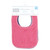 Hudson Baby Drooler Bib with Waterproof Lining, Pink Blue