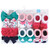 Hudson Baby Headband and Socks Giftset, Bright Pink Floral