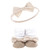 Hudson Baby Headband and Socks Giftset, Classic Neutrals