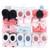 Hudson Baby Headband and Socks Giftset, Pink Blue 10-Piece