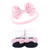 Hudson Baby Infant Girl Headband and Socks Giftset, Pink Blue 10-Piece, One Size